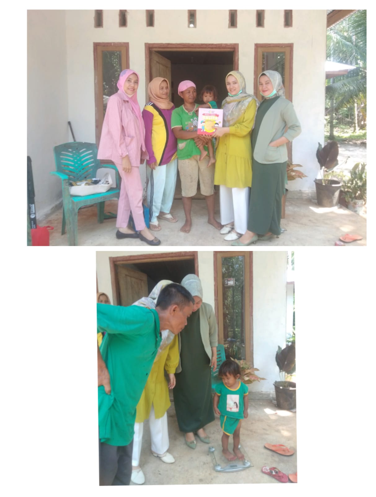 Puskesmas Airpura Kunjungan rumah gizi kurang, nagari lalang panjang