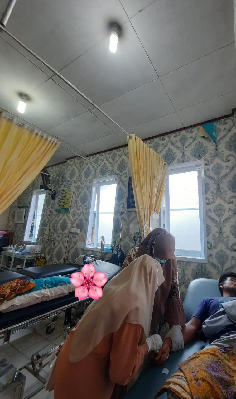 Pelayanan pasien UGD Puskesmas Air Haji 