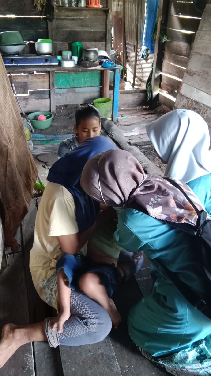 Cakupan Hari ke Lima Pelaksanaan Crash Program Polio Puskesmas Pasar Kuok