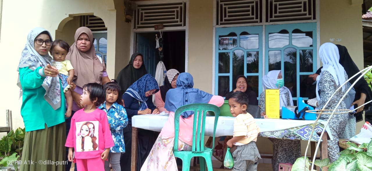 Hari kelima pelaksanaan Crash Program Polio Puskesmas Koto Baru 