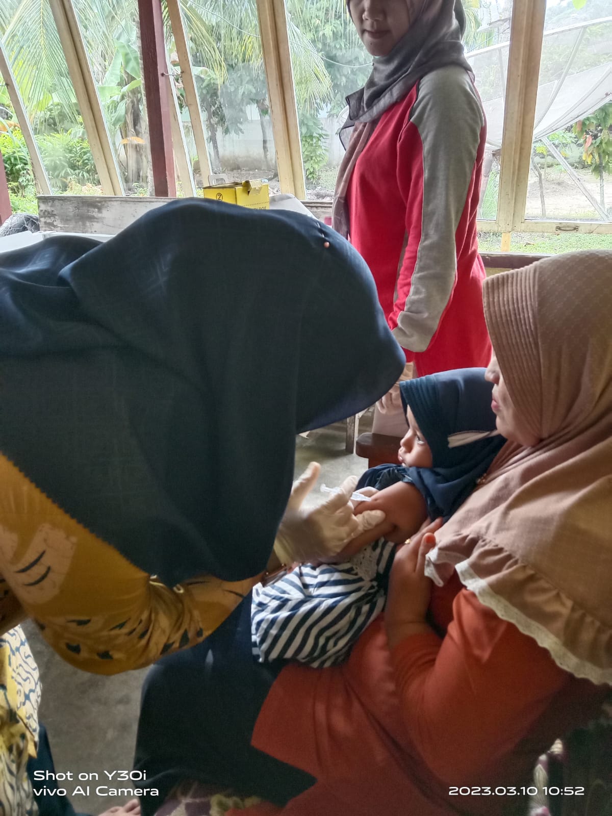 Pelaksanaan Sweeping ( Kunjungan Rumah ) Crash Program Imunisasi Polio di Wilayah Kerja Puskesmas Sa