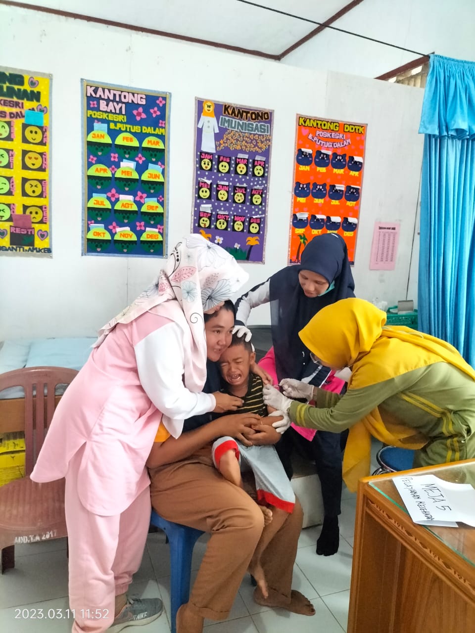Puskesmas Air Haji, Ringkasan Kegiatan  Crash Program  Polio pada hari Sabtu, 11 Maret 2023