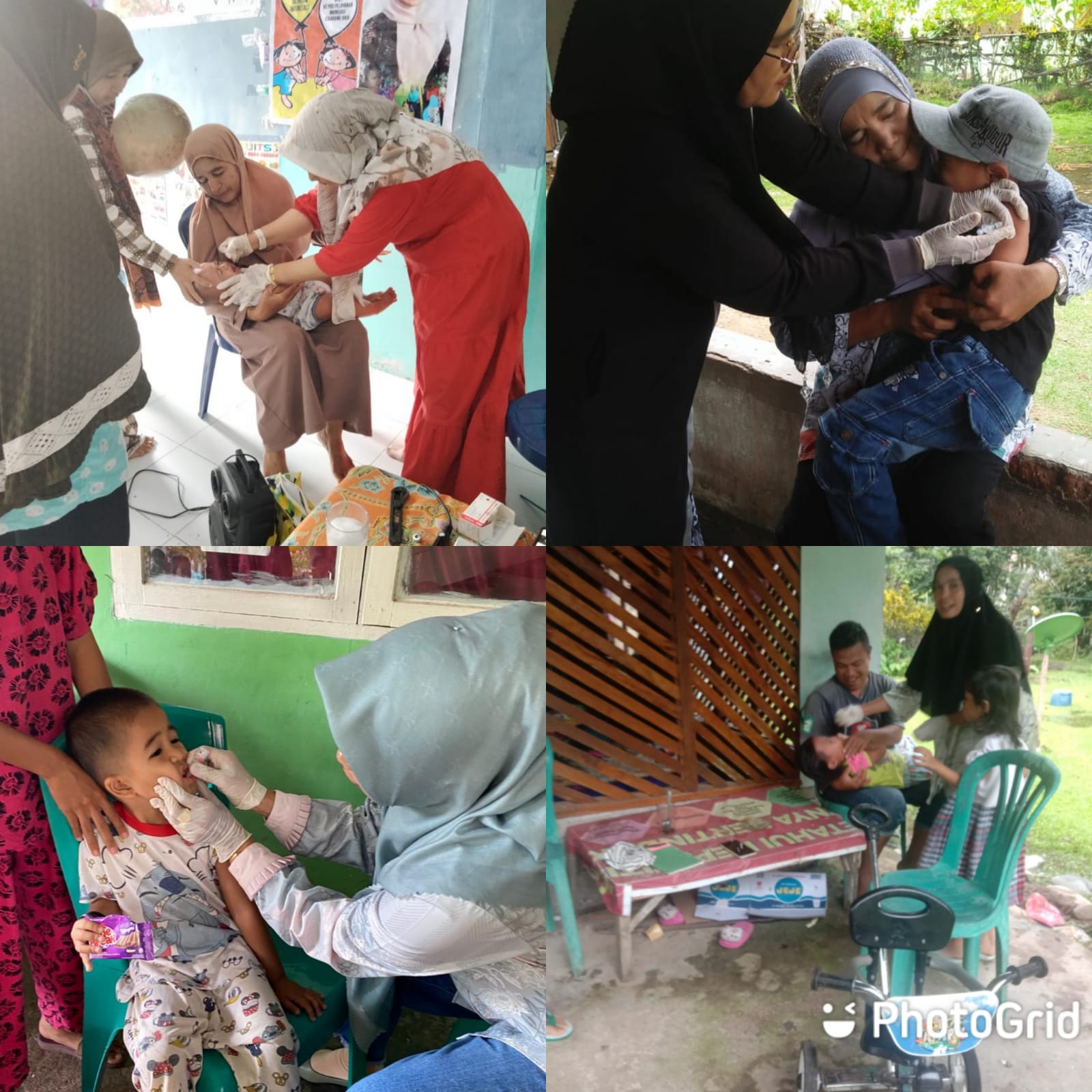 Sabtu, 11 Maret 2023  Kegiatan Crash Program Polio di wilker Puskesmas Kambang