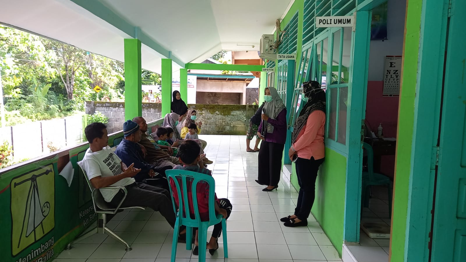 Puskesmas Asam Kumbang, Penyuluhan tentang TBC paru kepada anak dan Orang Tua didalam Gedung