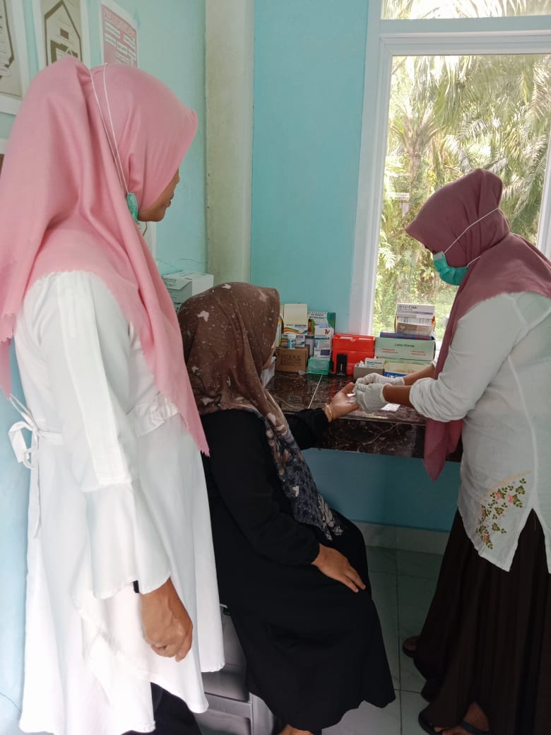 Puskesmas Kayu Gadang, Pelaksanaan Deteksi Dini Triple Eliminasi ( HIV, HBsAg, Shypilis ) pada Ibu H