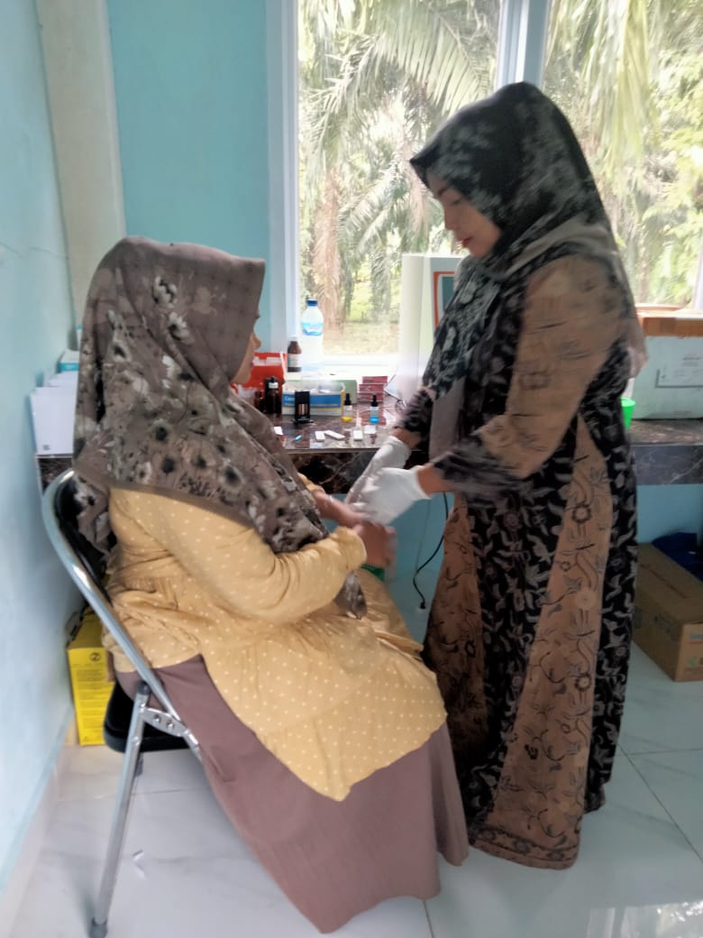 Puskesmas Kayu Gadang, Pelaksanaan Deteksi Dini Triple Eliminasi ( HIV, HBsAg, Shypilis ) pada Ibu H