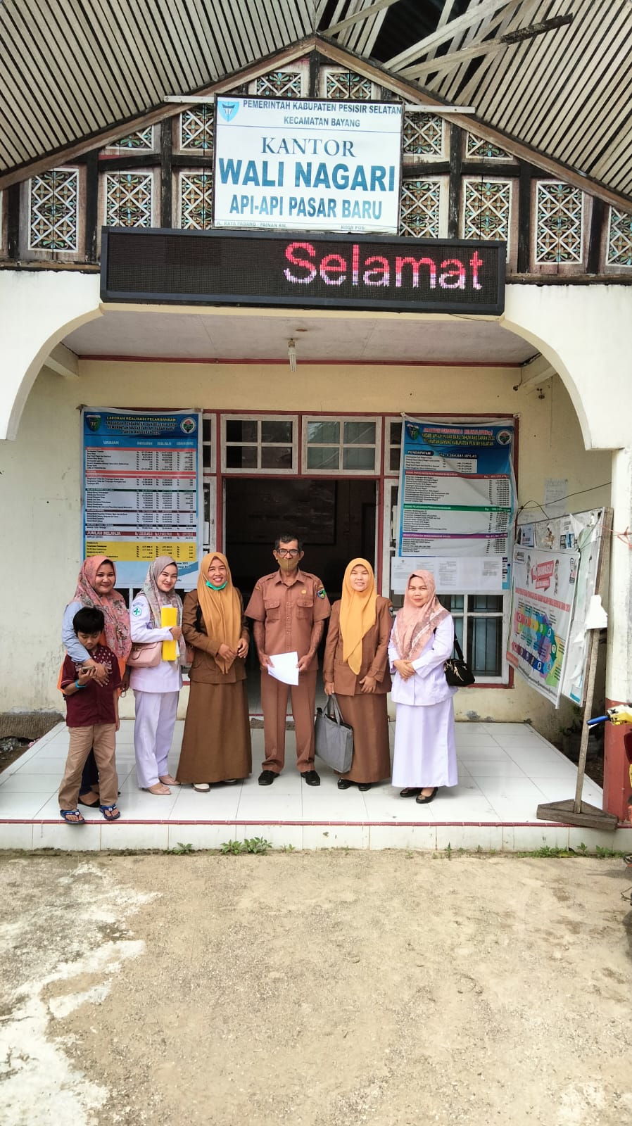 Puskesmas Pasar Baru Melakukan Advokasi dan Koordinasi Program Gizi, Kesling  dan Kenagari