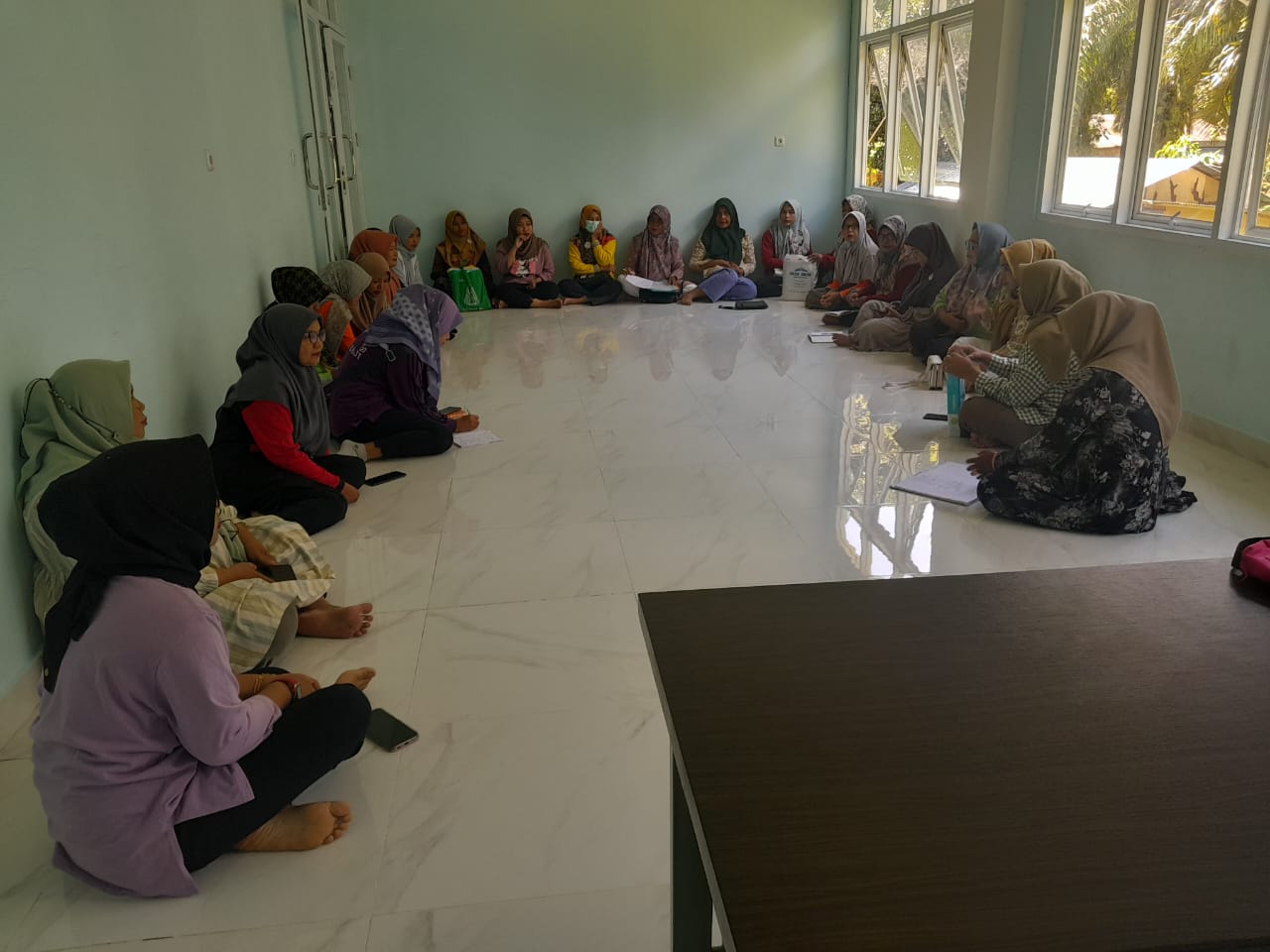 Pertemuan Mingguan Bidan Desa Puskesmas kayu gadang