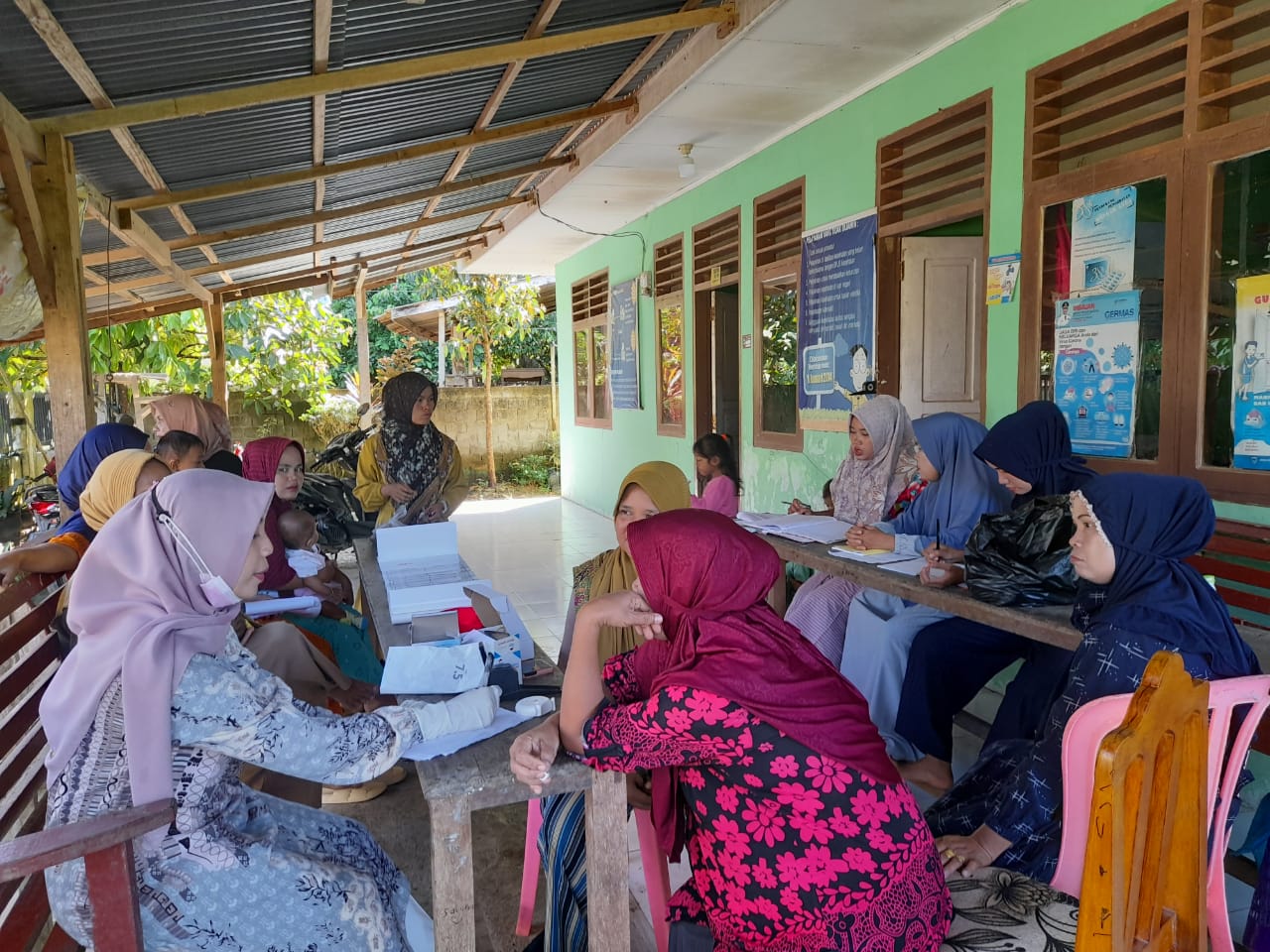 PUSKESMAS KAYU GADANG KEGIATAN PTM ( DETEKSI DINI PEMERIKSAAN KESEHATAN) DI Nagari Taratak Panas