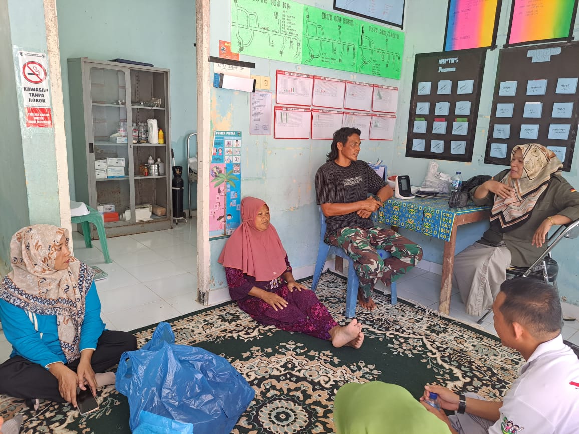 PKM Tarusan Pelaksanaan kunjungan bumil Resti dan pembinaan ANC, PNC di Pustu Mandeh Kenagarian Mand