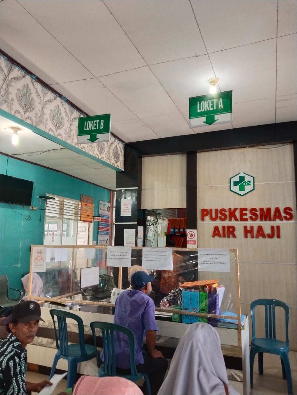 Puskesmas Air Haji melakukan pelayanan mulai dari Rekam Medis