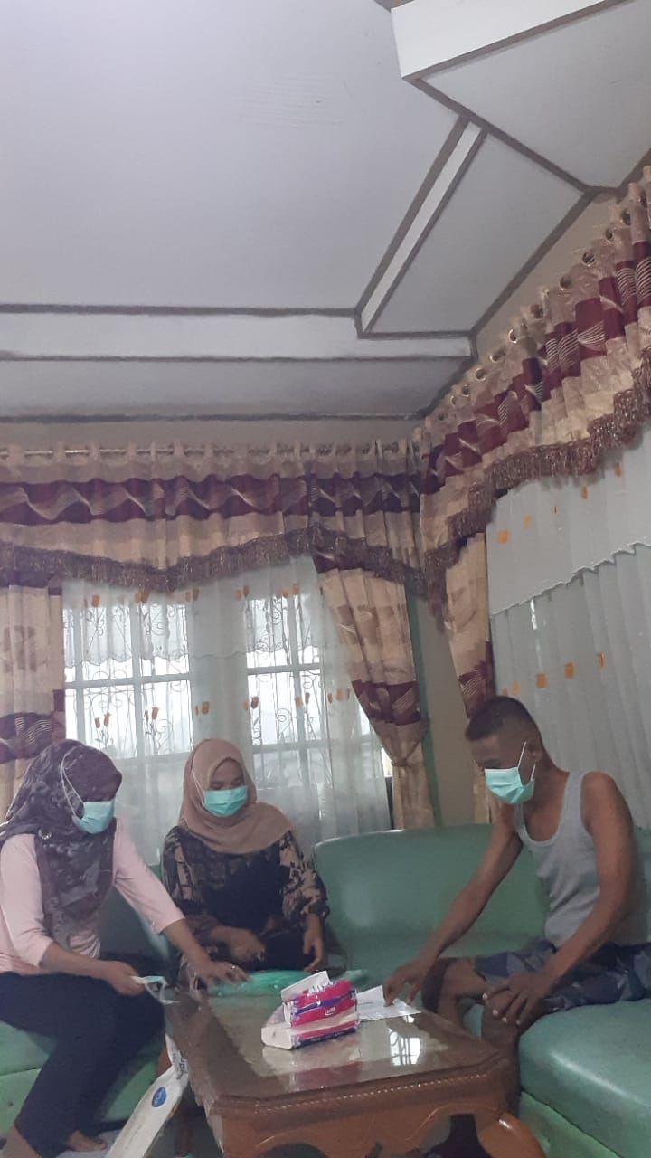 Puskesmas Tarusan Kunjungan rumah utk pemantauan minum obat TB Di Nanggalo