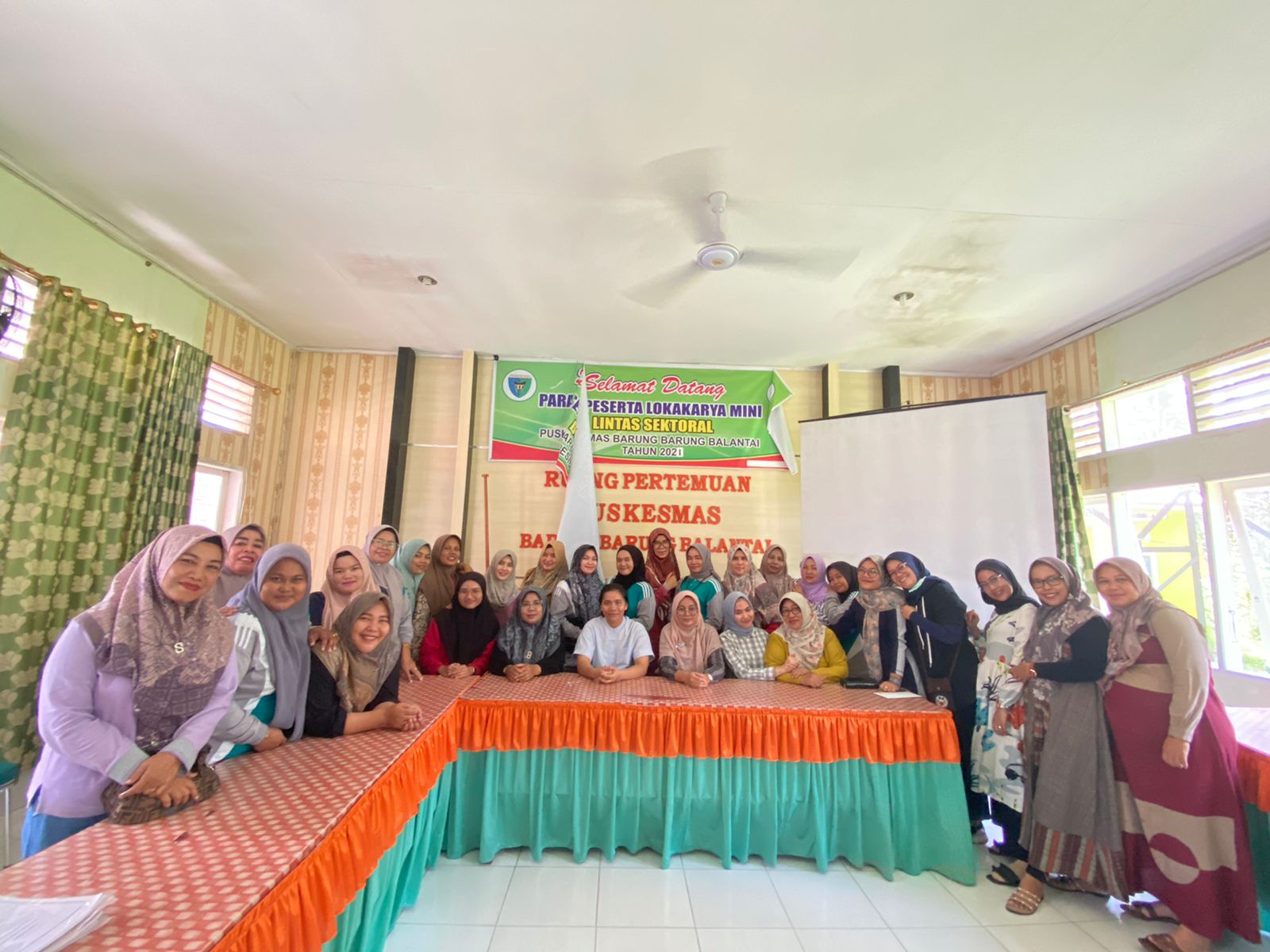 Puskesmas Barung Barung Balantai perpisahan penugasan nusantara sehat