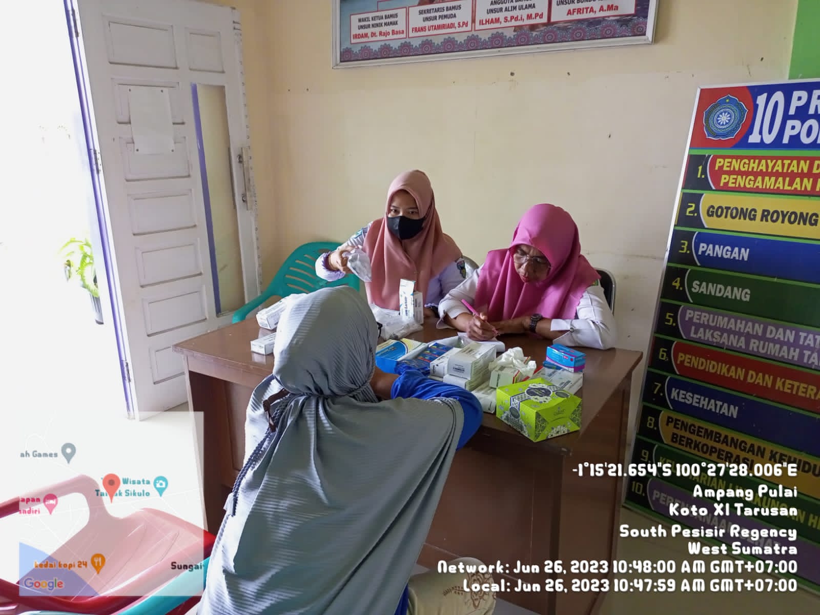 PUSKESMAS TARUSAN KEGIATAN PTM ( DETEKSI DINI PEMERIKSAAN KESEHATAN) DI Nagari Simpang ampang pulai
