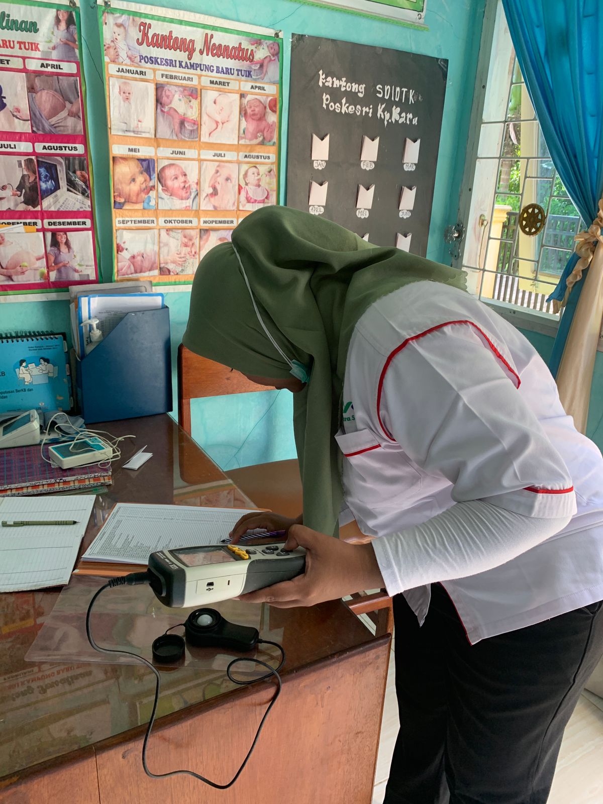 PUSKESMAS IV KOTO MUDIK KEGIATAN INSPEKSI LB3 PUSTU DAN POSKESRI 
