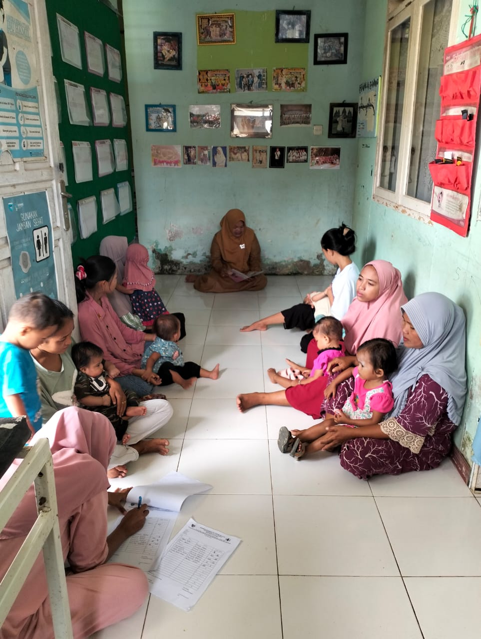 Puskesmas Kayu gadang Melakukan kelas Ibu Balita ke  Kampung Tanjung Gadang, Nagari Amping Parak Tim