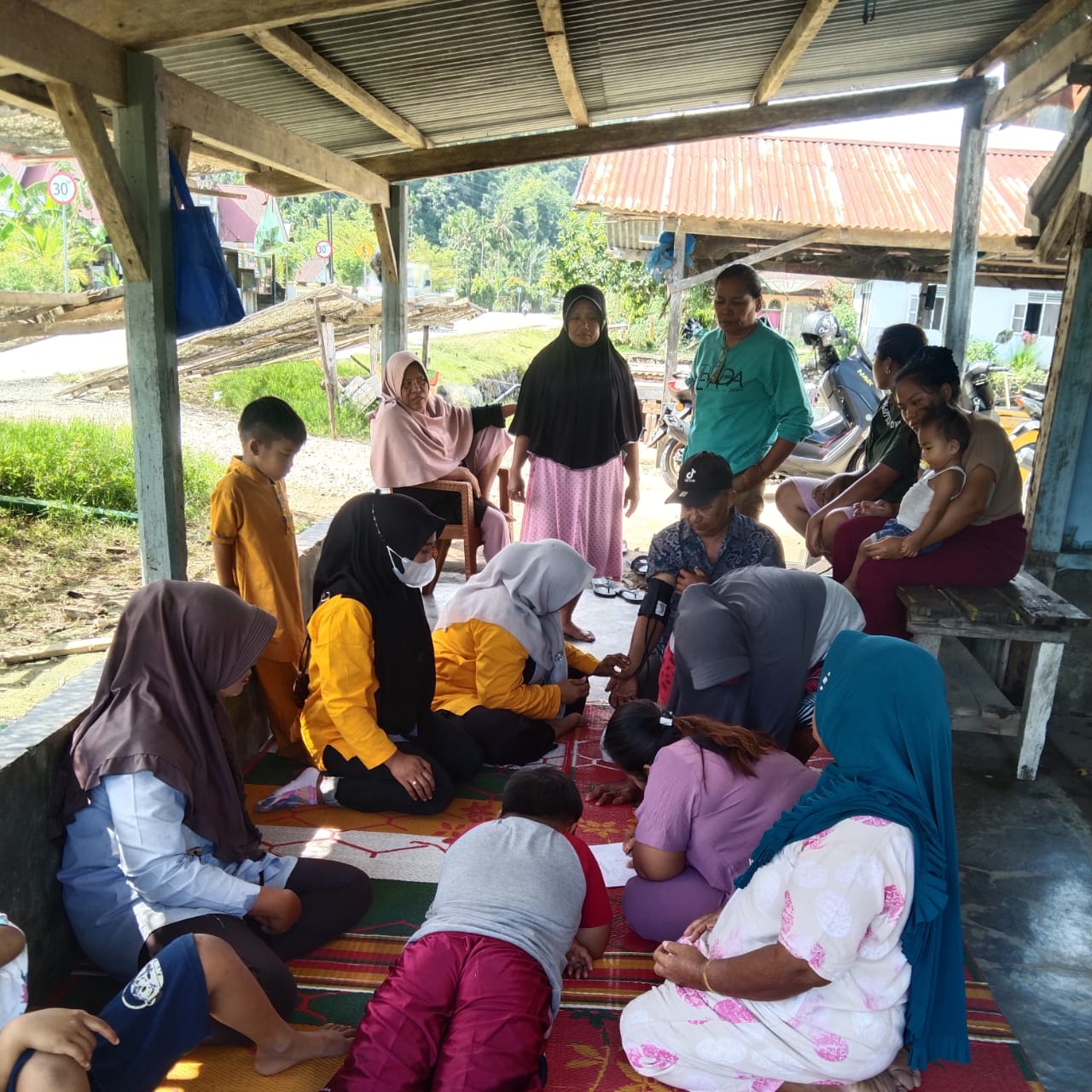 Puskesmas Pasar Kuok  Pelaksanaan gerakan kesehatan kerja pos UKK di Taluak batuang di pos  Bina ber