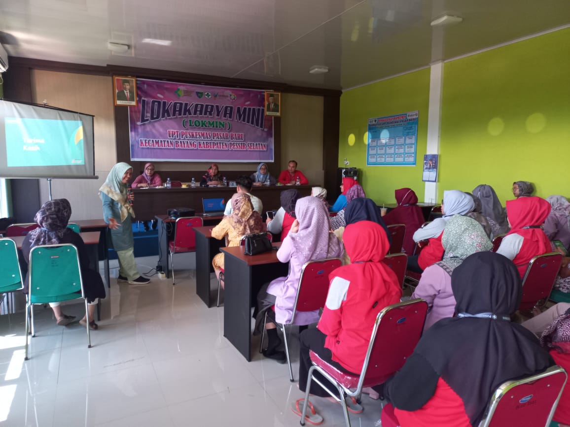 Sosialisasi penilaian ombudsman di Puskesmas Pasar Baru