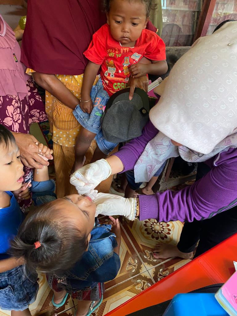 Kegiatan Rutin Posyandu di wilayah kerja Puskesmas Asam Kumbang
