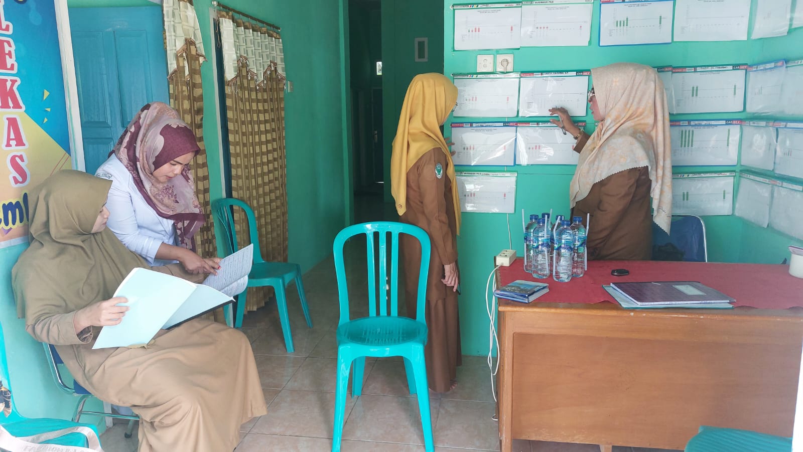 Monev Pustu Poskesri di Wilayah kerja Puskesmas Kambang