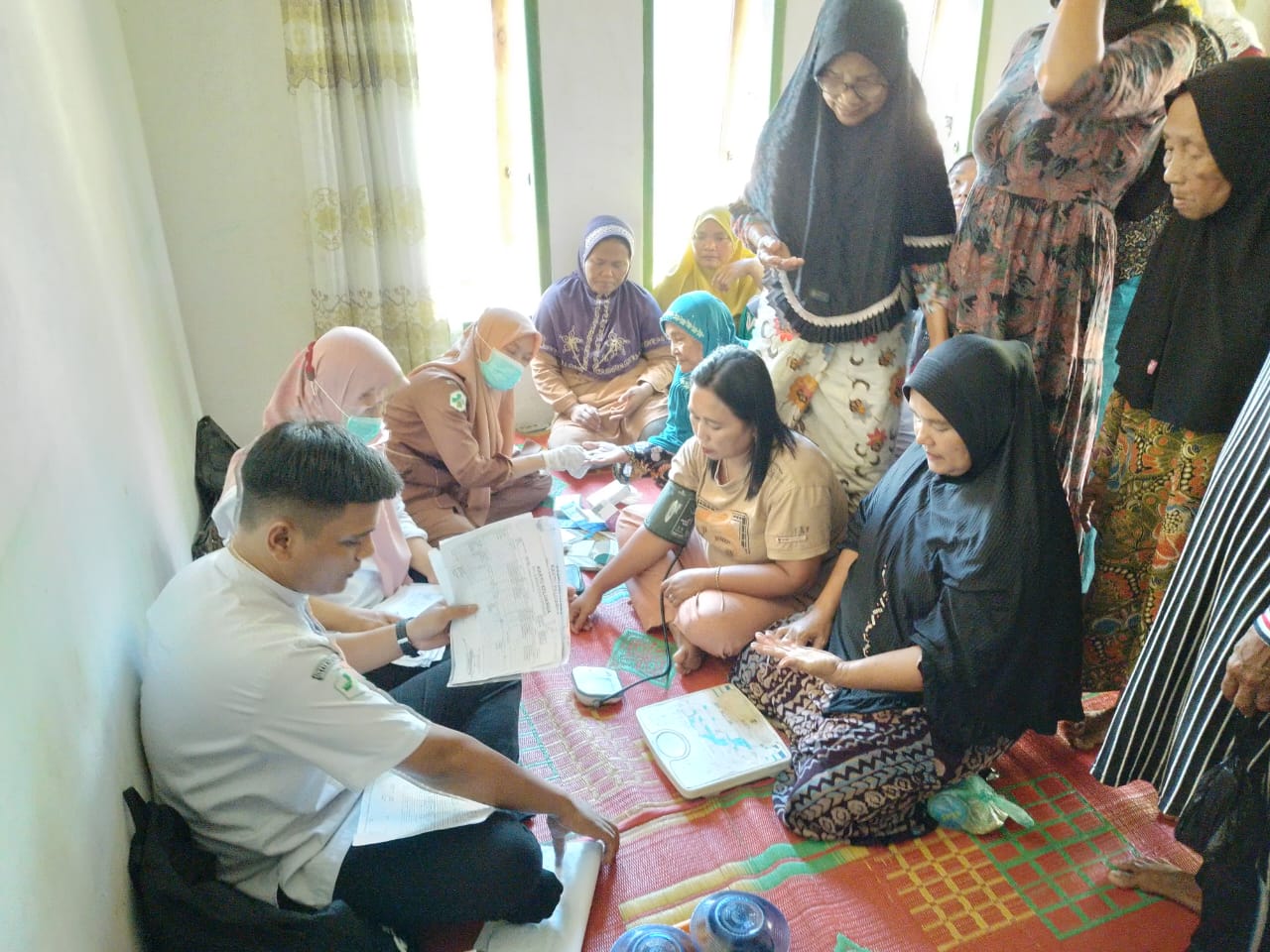 Posbindu Penyakit Tidak Menular (PTM) di kp lubuk begalung nagari Lakitan Selatan wilayah kerja Pusk