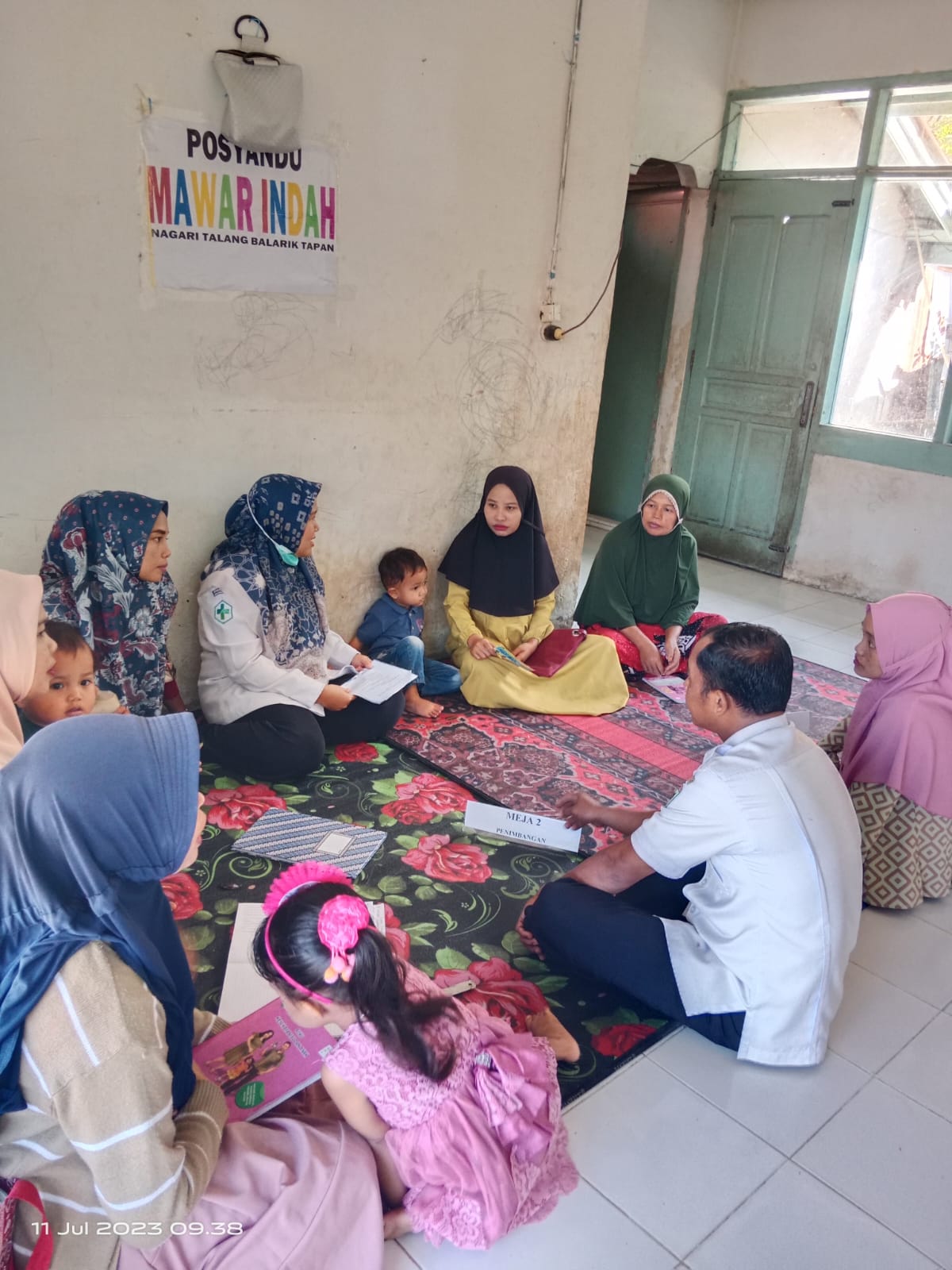 Edukasi Cegah Stunting di Posyandu Mawar Indah Puskesmas Rahul