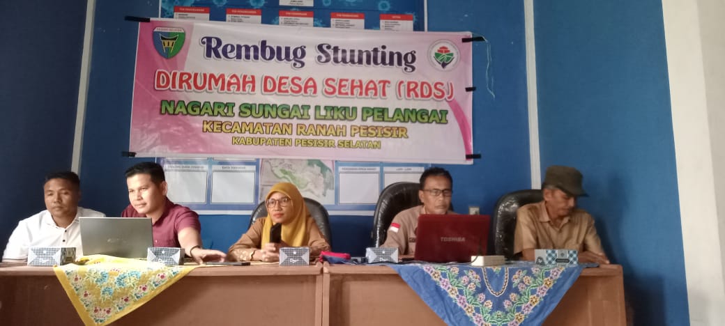 KEGIATAN REMBUK STUNTING di NAGARI SUNGAI LIKU PKM BALAI SELASA