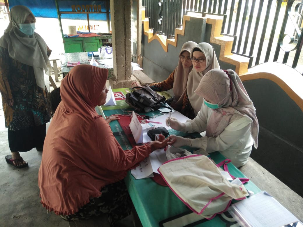 Posbindu Penyakit Tidak Menular (PTM) di kampung Ps.Kambang dan Rangeh nagari Kambang Barat wilayah 