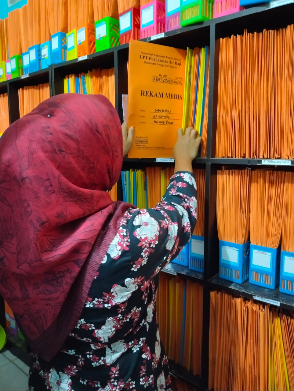 PUSKESMAS AIR HAJI RUANGAN REKAM MEDIS