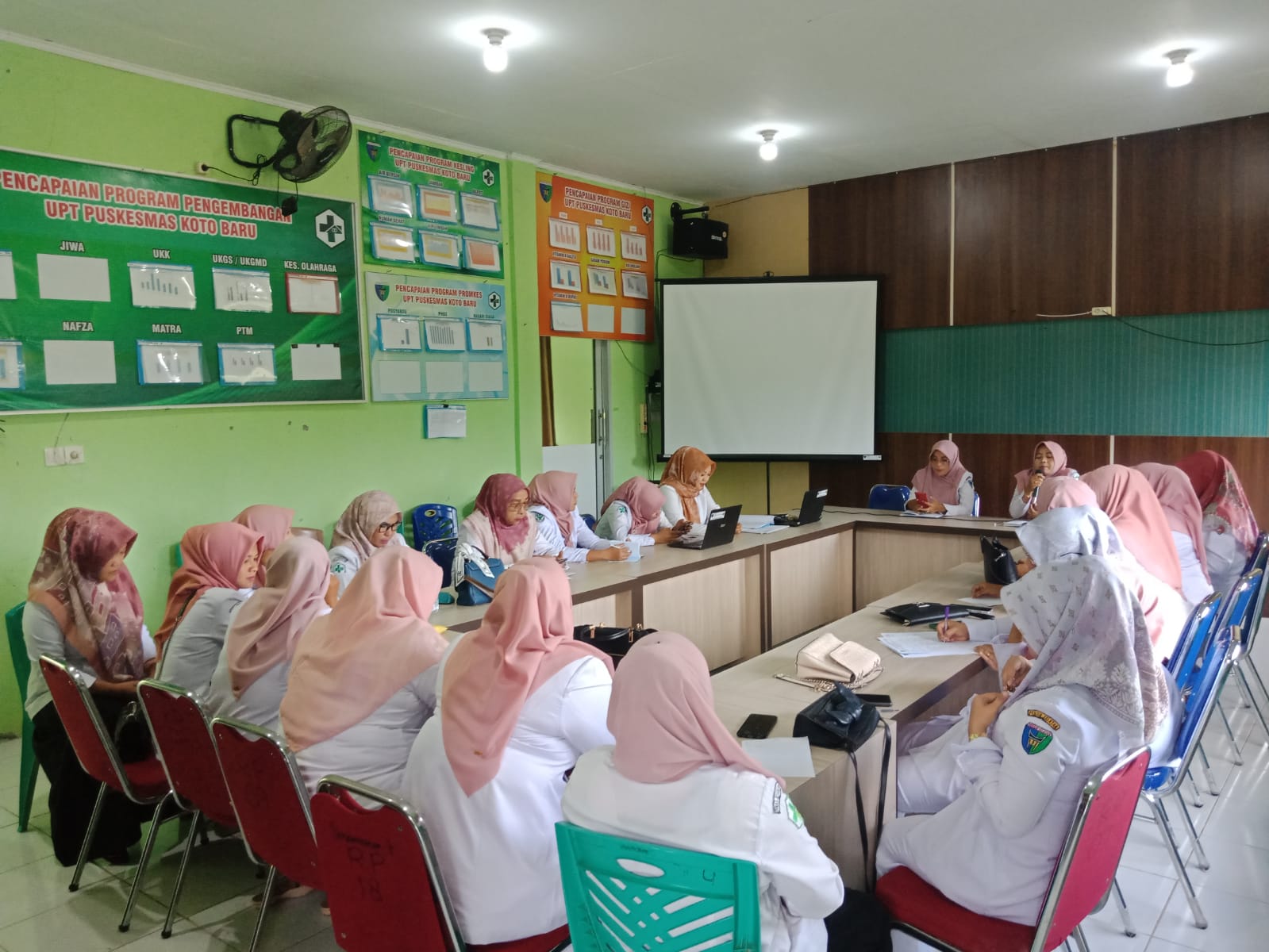 Pertemuan Bulanan  Bidan Desa Wilayah Kerja Puskesmas Koto Baru