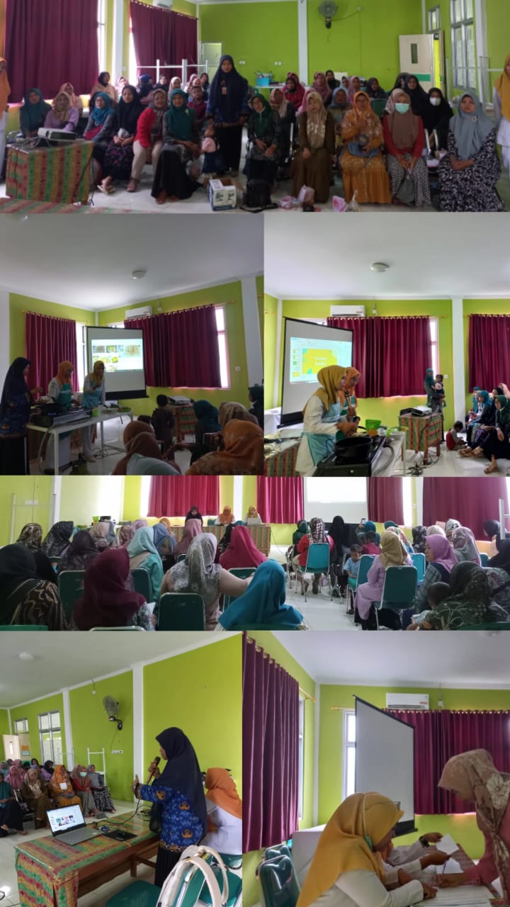  Puskesmas Tanjung Makmur melaksanakan Kegiatan \"Pelatihan Pemberian Makananan Tambahan (PMT) Berba
