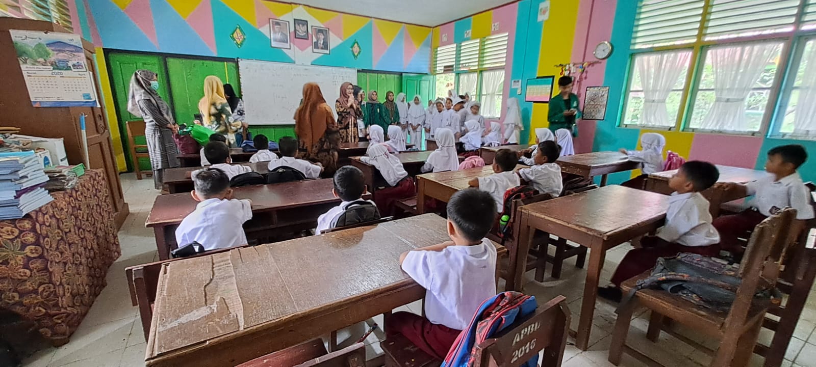 Kegiatan UKS (Pemeriksaan Berkala) peserta didik SDN 28 Ps.Gompong wilker Puskesmas Kambang