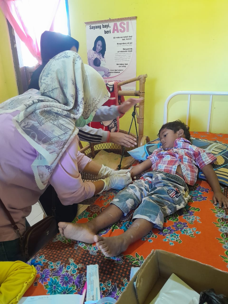 PUSKESMAS TARUSAN KEGIATAN PENEMUAN KASUS AKTIF TB, INVESTIGASI KONTAK TB PADA ANAK2 DGN MANTOUX TES