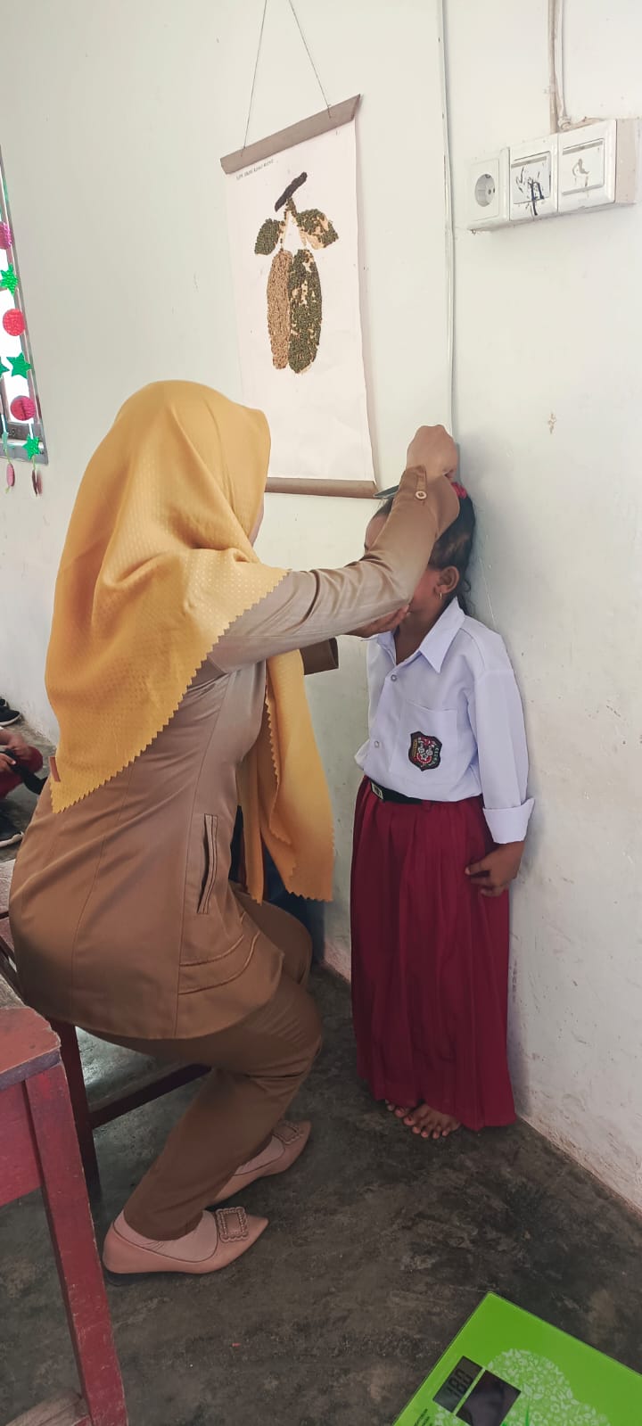 Kegiatan UKS (Pemeriksaan Berkala) peserta didik SDN 19 Talang Ts wilker Puskesmas Kambang