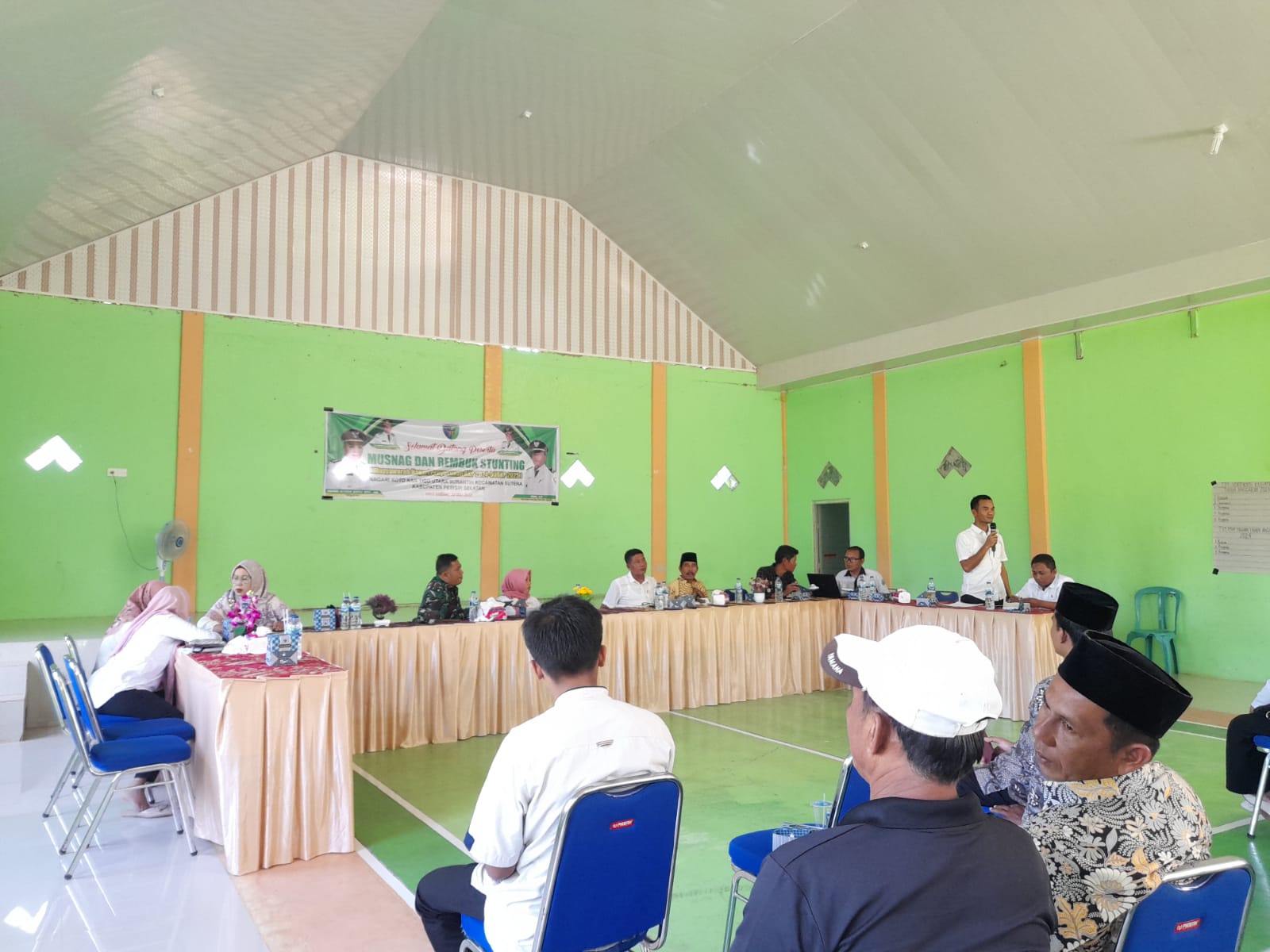 PKM KY GADANG REMBUK STUNTING DAN MUSYAWARAH NAGARI KOTO NAN TIGO UTARA SURANTIH KECAMATAN SUTERA