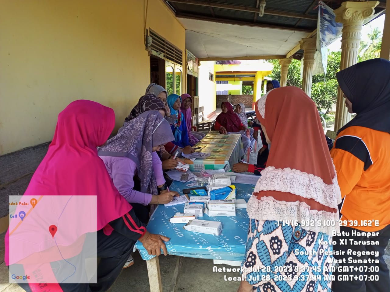 KEGIATAN PTM ( DETEKSI DINI PEMERIKSAAN KESEHATAN) DI NAGARI BATU HAMPA PUSKESMAS TARUSAN