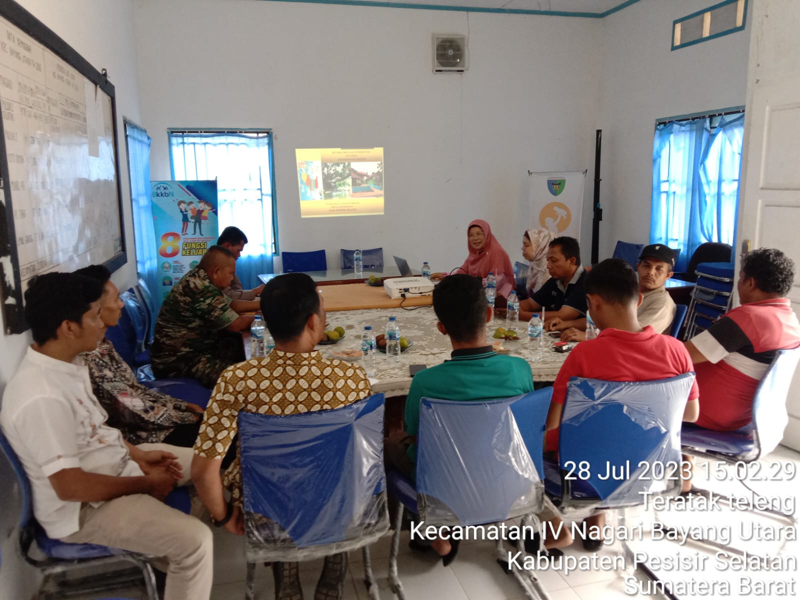  Puskesmas Asam Kumbang Kegiatan pertemuan Lintas Sektor, di kantor KB dg Tema intervensi dan deteks