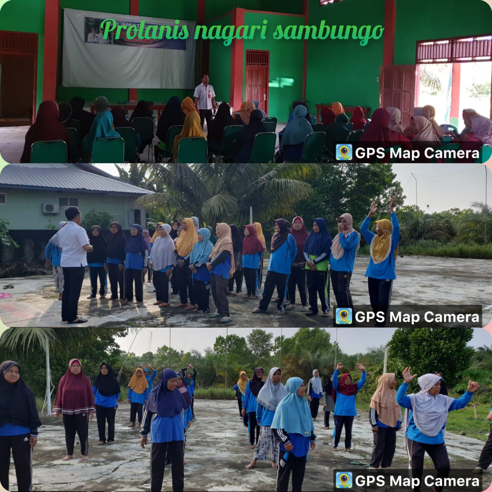 Tim  Prolanis Tanjung Makmur melakukan senam, jalan sehat dan screening kesehatan kepada Lansia di P