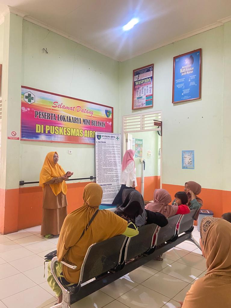  Penyuluhan Program Promkes di UPT Puskesmas Airpura