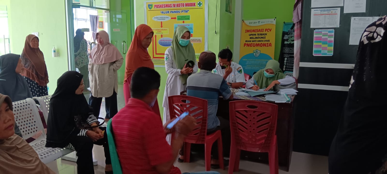 PUSKESMAS IV KOTO MUDIK PELAYANAN PANDU PTM DI PUSKESMAS