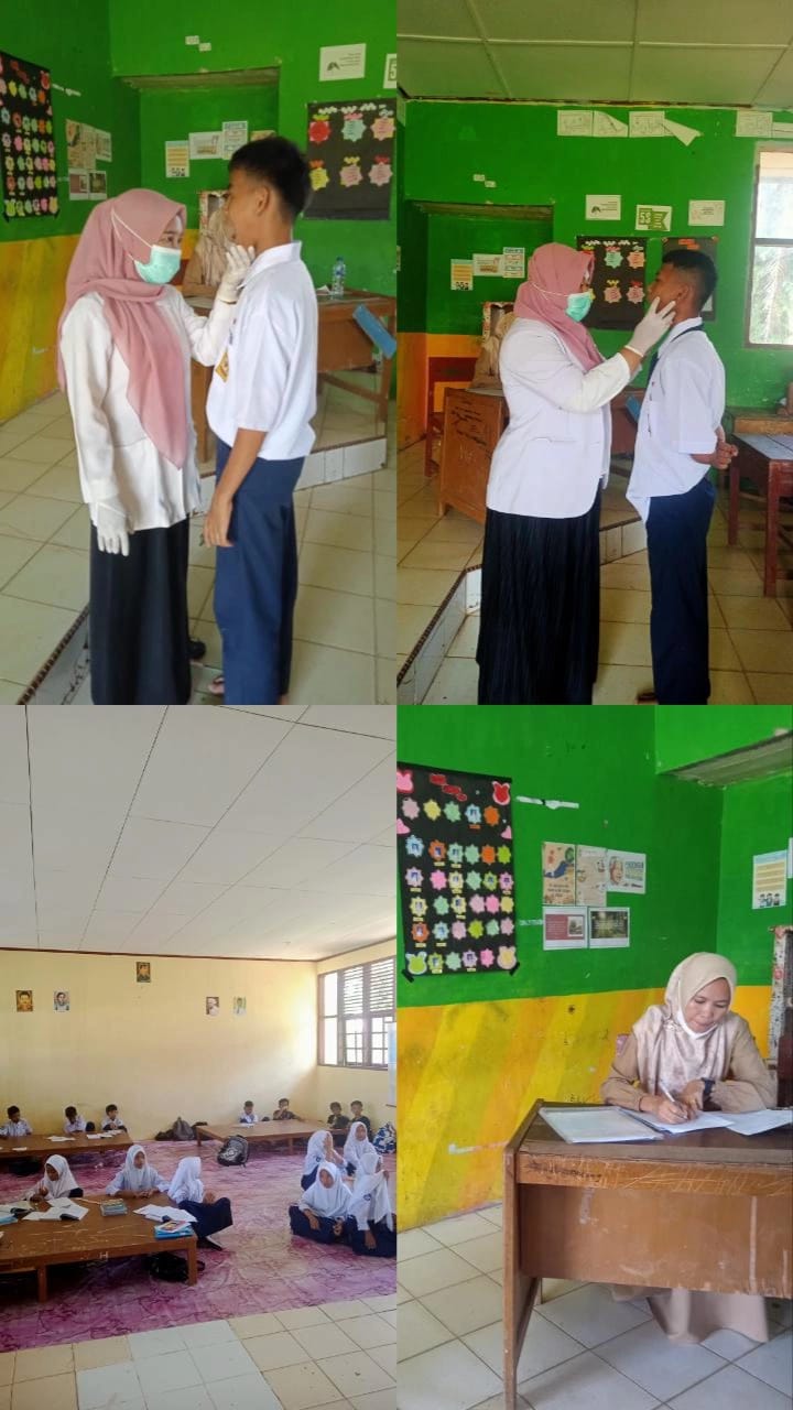 Penjaringan Program UKS di SMP 02 Airpura