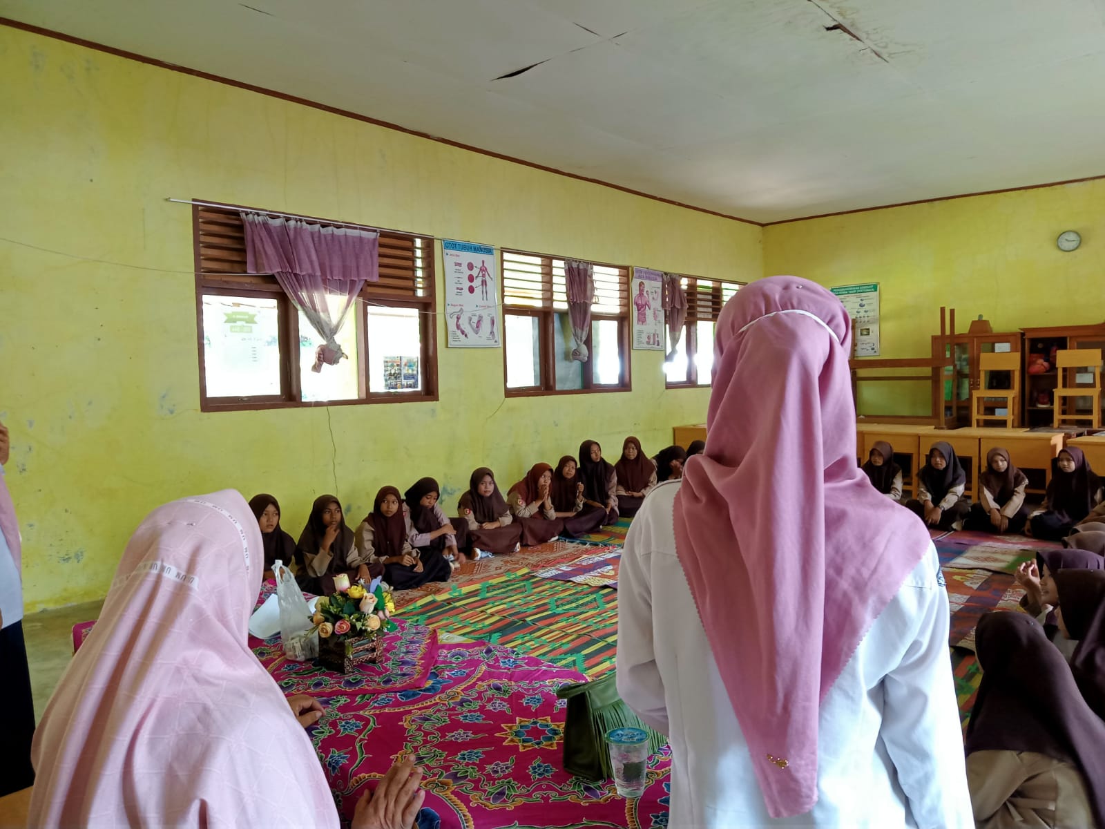 Telah dilaksanakan kegiatan Penyuluhan harian pelayanan Kesehatan Reproduksi serta pembai Tablet tam
