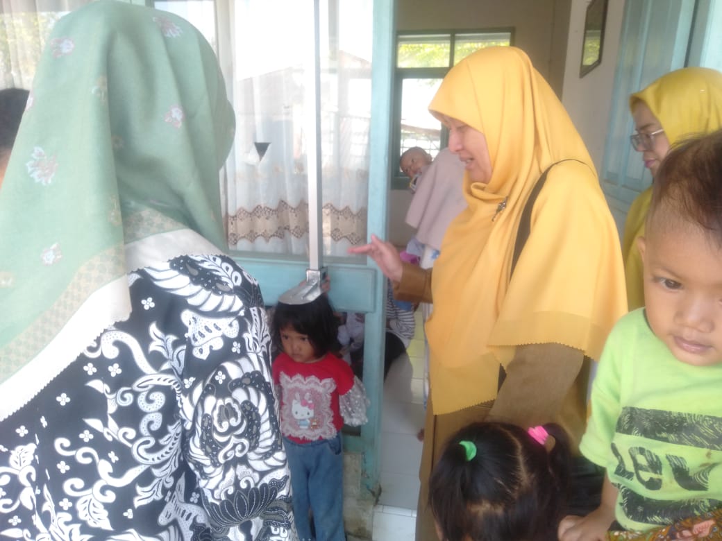 Tim Dinas Kesehatan Kabupaten Pessel  Lakukan Pemantauan Posyandu Puskesmas Rahul