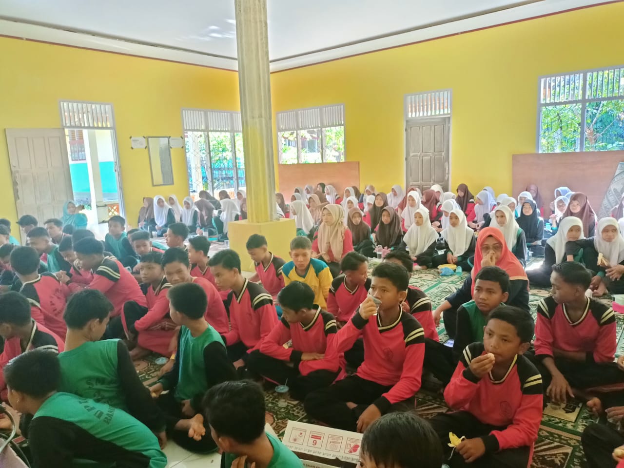 PKM BALAI SELASA GERAKAN CEGAH STUNTING DAN AKSI BERGIZI DI SMPN 3 RANAH PESISIR 