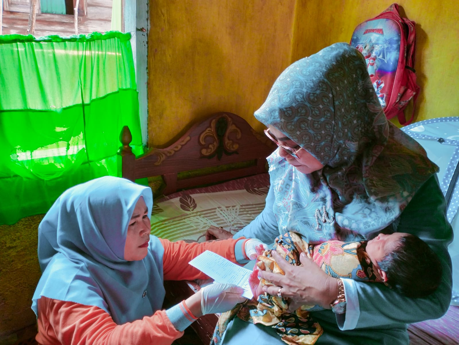 Poli Anak melakukan kegiatan SHK di wilayah kerja PUSKESMAS KAYU GADANG