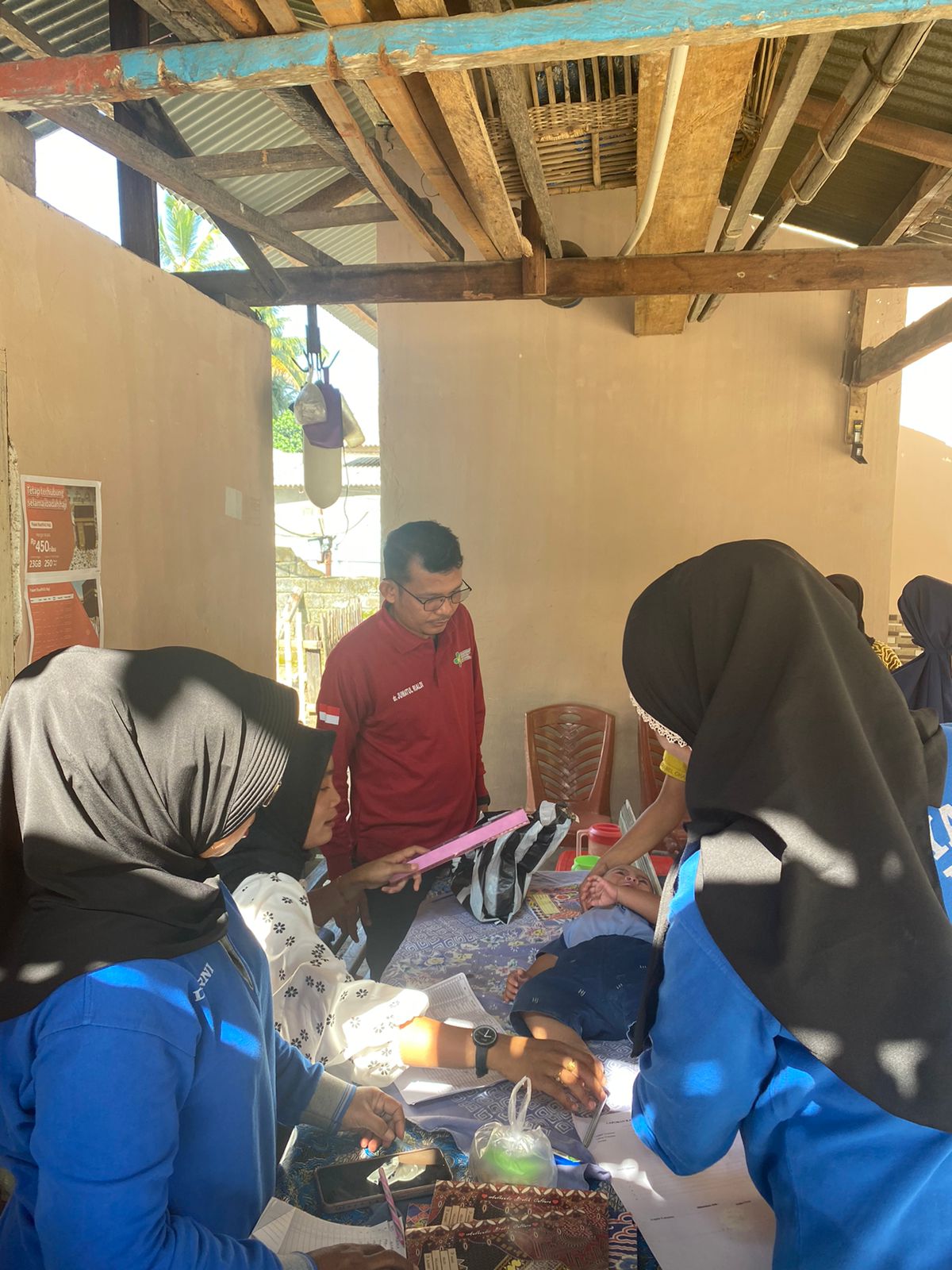 Puskesmas Pasar Kuok Pemantauan Penimbangan Massal Agustus 2023 