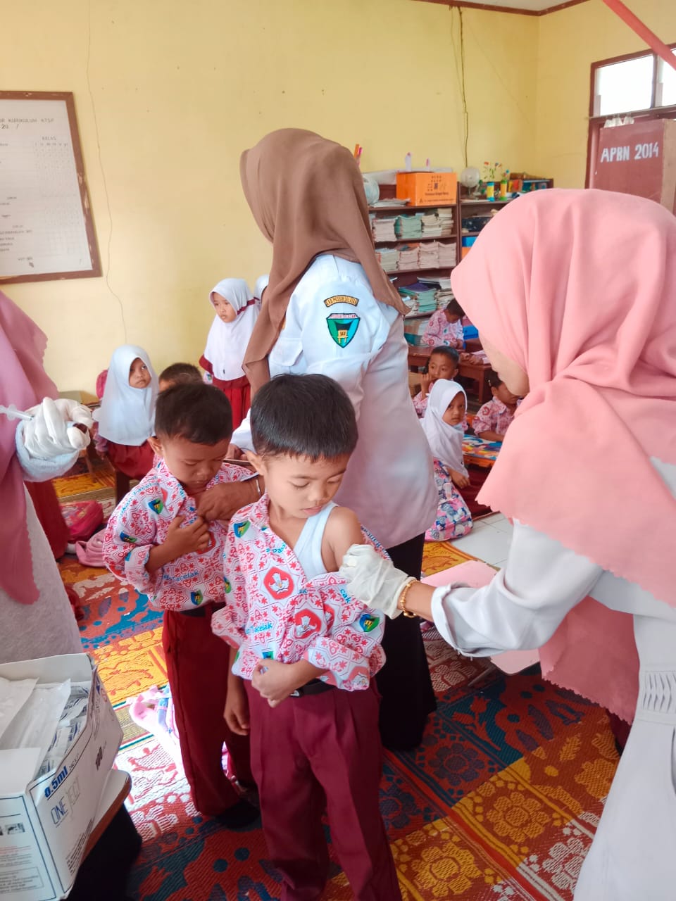 Pelaksanaan BIAS TAHUN 2023 Oleh TIM imunisasi Puskesmas Airpura