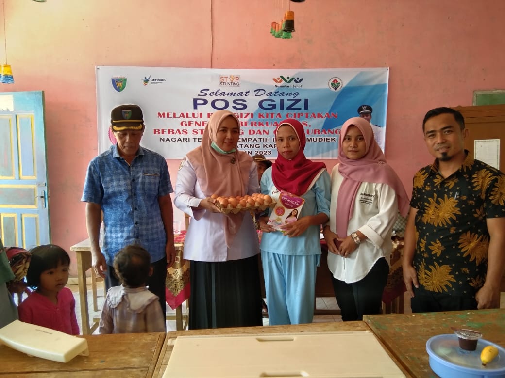 PUSKESMAS IV KOTO MUDIK PENUTUPAN POS GIZI