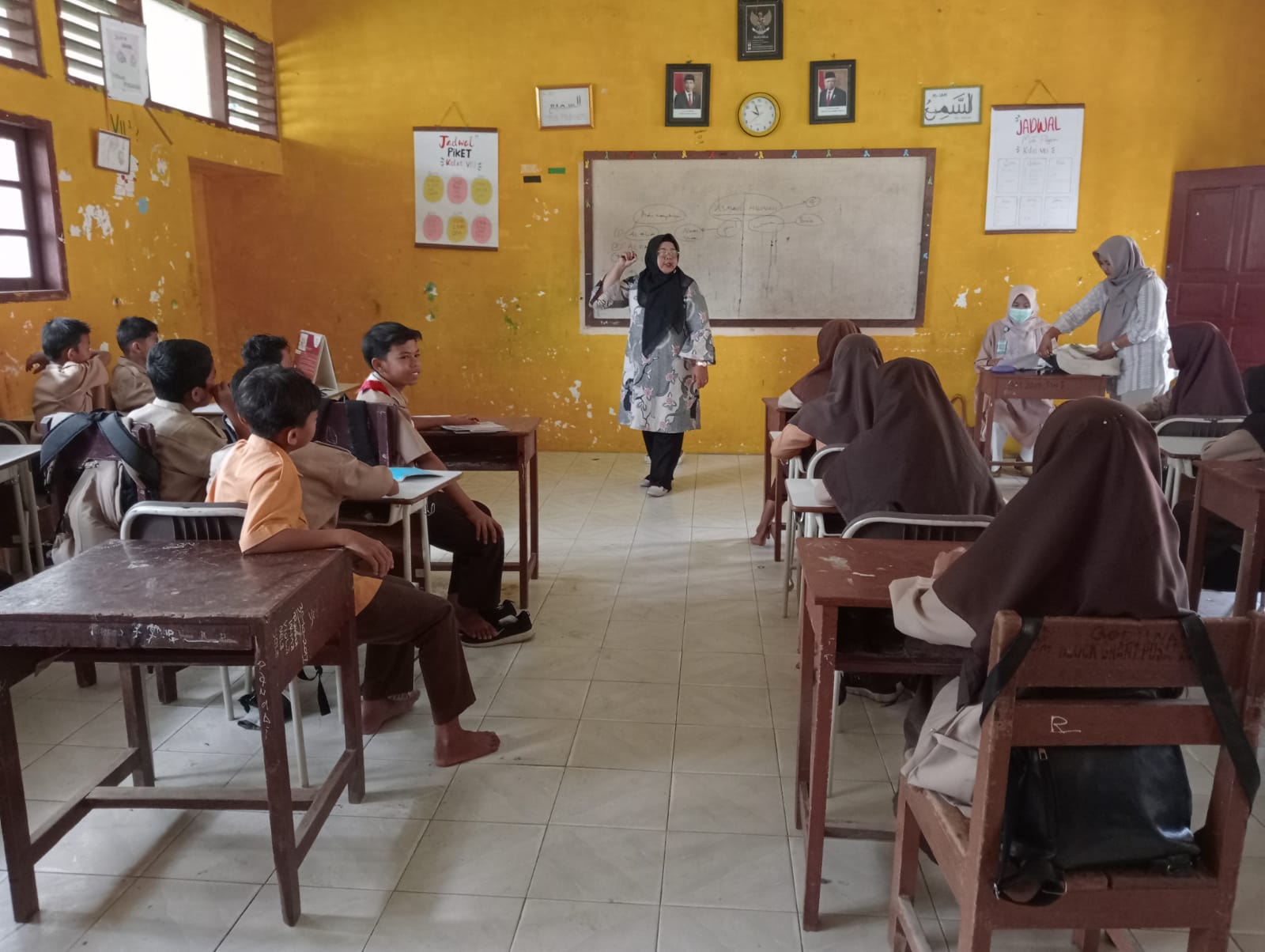 PKM BALAI SELASA KEGIATAN TERINTEGRASI PKPR, UKS DAN DISTRIBUSI TABLET FE DI SMPN 4 SUNGAI LIKU