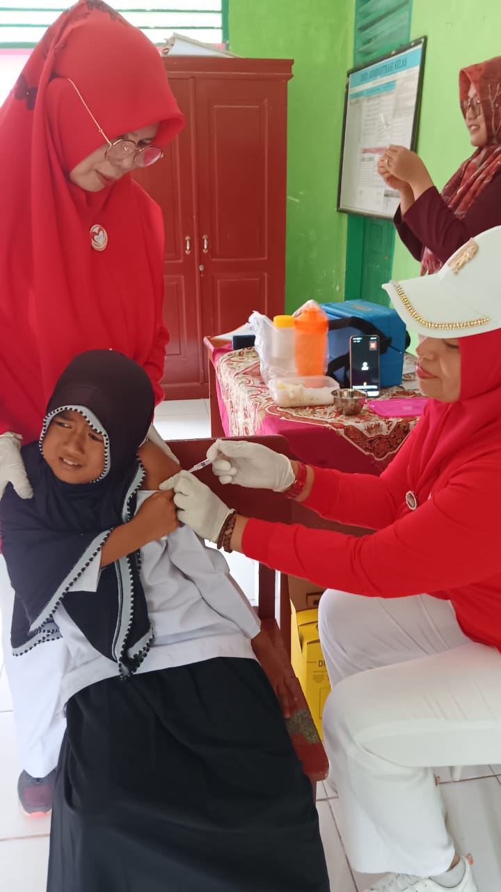 PUSKESMAS IV KOTO MUDIK BULAN IMUNISASI ANAK SEKOLAH